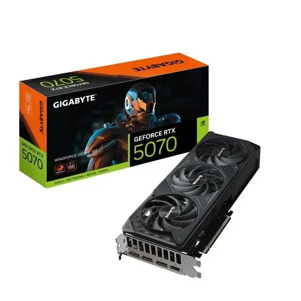 GPU RTX 5070 12GB GIGABYTE WINDFORCE SFF